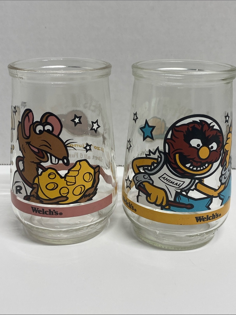 WELCH’S MUPPETS IN SPACE JELLY JARS 1998 by HENSON